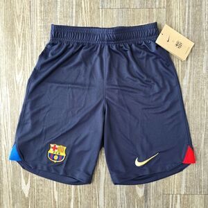 Nike FC Barcelona 23 Home Soccer Shorts Dru-Fit Navy Red Yamal Men's XS DJ7736